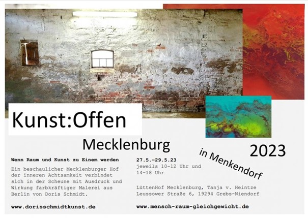 Flyer Kunst:Offen Mecklenburg